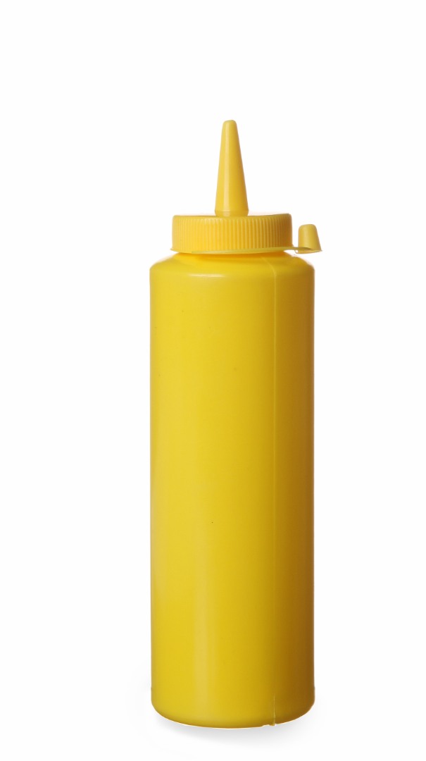 Kastme doseerimispudel 700 ml, kollane