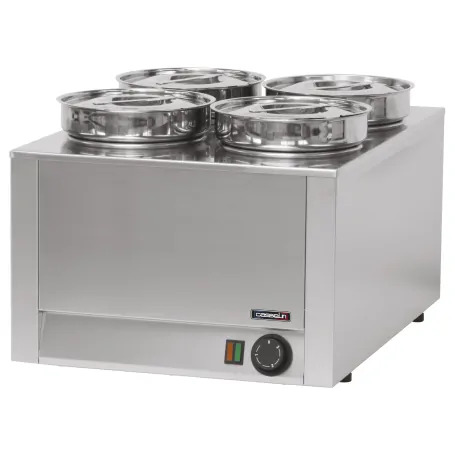 Kastmesoojendaja bain-marie 4 × 4,5 l