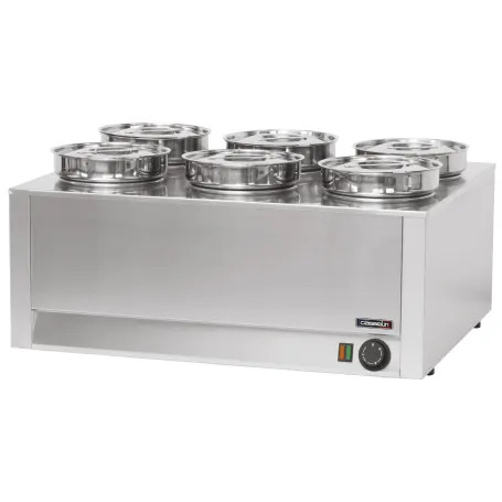 Kastmesoojendaja bain-marie 6 × 4,5 l